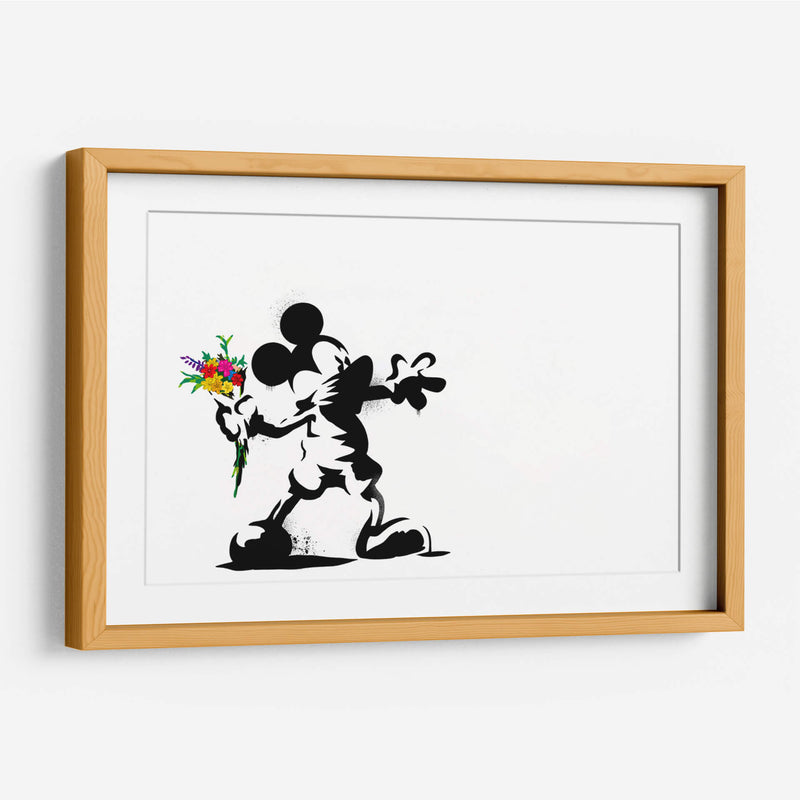 Flower Thrower Cartoon - David Aste | Cuadro decorativo de Canvas Lab