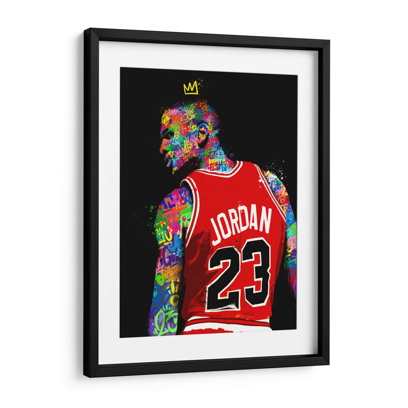 Jordan Graffiti - David Aste | Cuadro decorativo de Canvas Lab