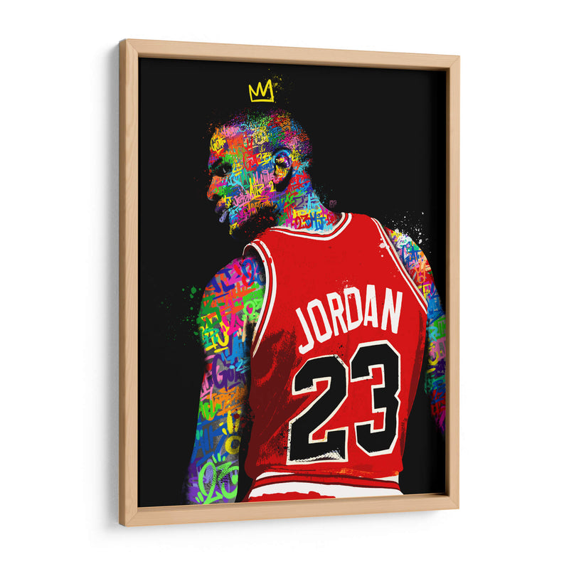 Jordan Graffiti - David Aste | Cuadro decorativo de Canvas Lab