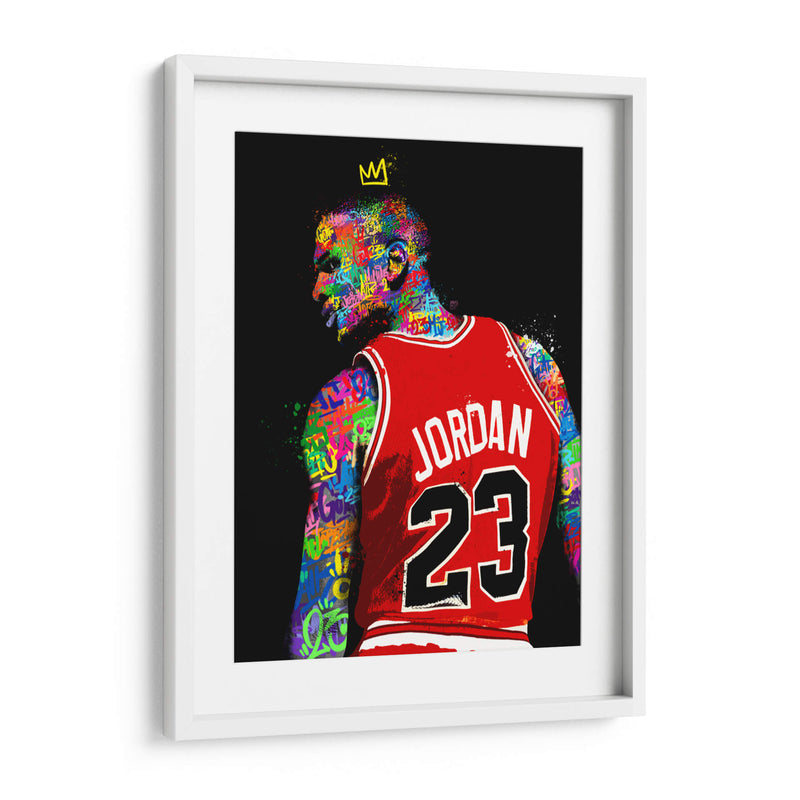 Jordan Graffiti - David Aste | Cuadro decorativo de Canvas Lab