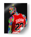 Jordan Graffiti - David Aste | Cuadro decorativo de Canvas Lab