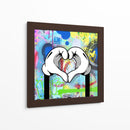 Love Cartoon Hands 02 - David Aste | Cuadro decorativo de Canvas Lab