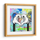 Love Cartoon Hands 02 - David Aste | Cuadro decorativo de Canvas Lab