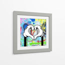 Love Cartoon Hands 02 - David Aste | Cuadro decorativo de Canvas Lab