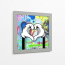 Love Cartoon Hands 02 - David Aste | Cuadro decorativo de Canvas Lab