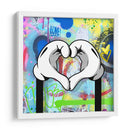 Love Cartoon Hands 02 - David Aste | Cuadro decorativo de Canvas Lab