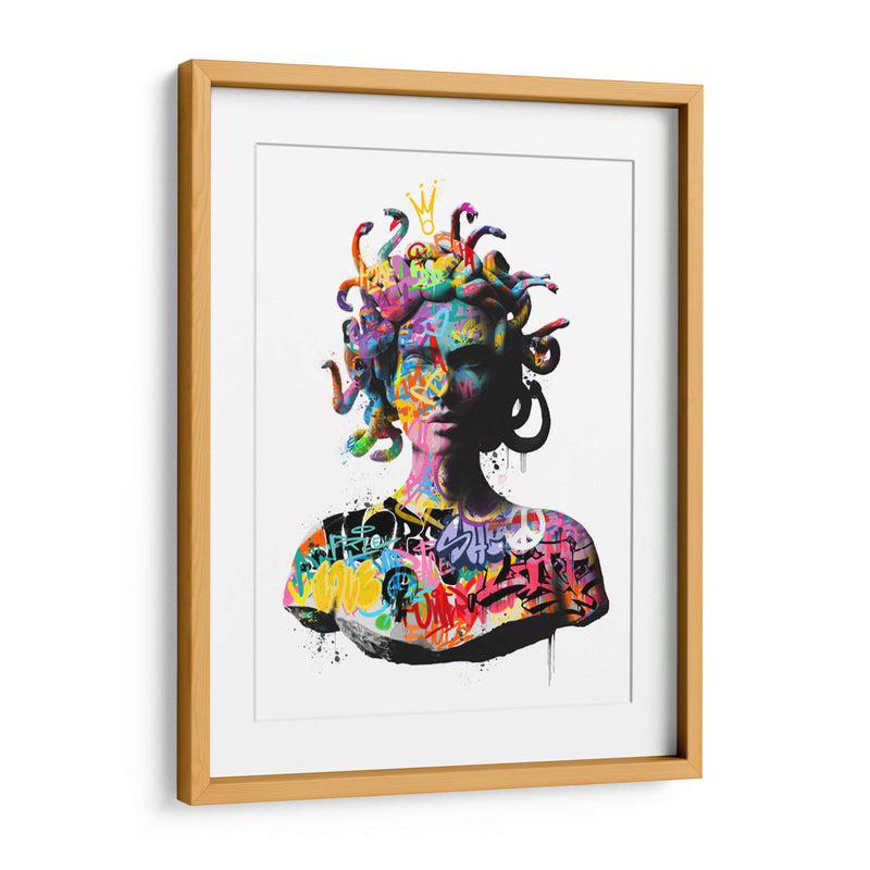 Medusa Graffiti - David Aste | Cuadro decorativo de Canvas Lab