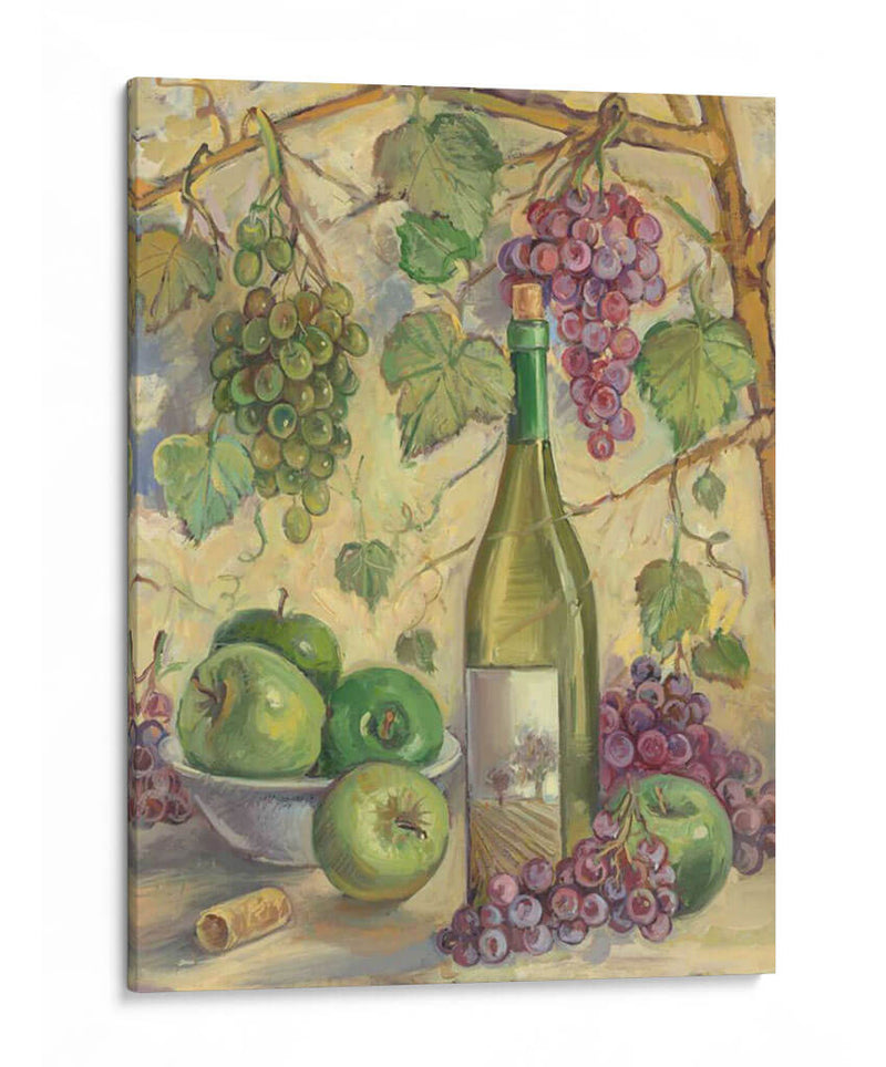 Vino Con Manzanas. - Theresa Kasun | Cuadro decorativo de Canvas Lab