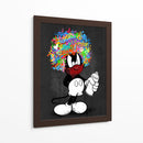 Cartoon Afro Graffiti - David Aste | Cuadro decorativo de Canvas Lab
