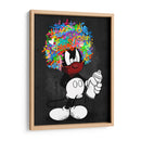 Cartoon Afro Graffiti - David Aste | Cuadro decorativo de Canvas Lab