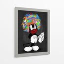 Cartoon Afro Graffiti - David Aste | Cuadro decorativo de Canvas Lab