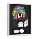Cartoon Afro Graffiti - David Aste | Cuadro decorativo de Canvas Lab