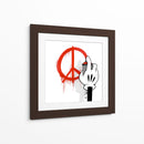 Simple Cartoon Peace Symbol   - David Aste | Cuadro decorativo de Canvas Lab