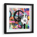 Peace Intervention Cartoon Negro - David Aste | Cuadro decorativo de Canvas Lab
