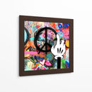 Peace Intervention Cartoon Negro - David Aste | Cuadro decorativo de Canvas Lab