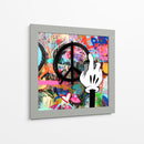 Peace Intervention Cartoon Negro - David Aste | Cuadro decorativo de Canvas Lab