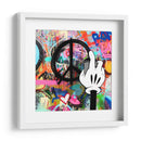 Peace Intervention Cartoon Negro - David Aste | Cuadro decorativo de Canvas Lab