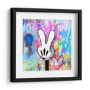 Peace Cartoon Hand 01 - David Aste | Cuadro decorativo de Canvas Lab