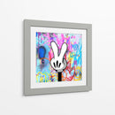 Peace Cartoon Hand 01 - David Aste | Cuadro decorativo de Canvas Lab