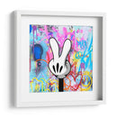 Peace Cartoon Hand 01 - David Aste | Cuadro decorativo de Canvas Lab