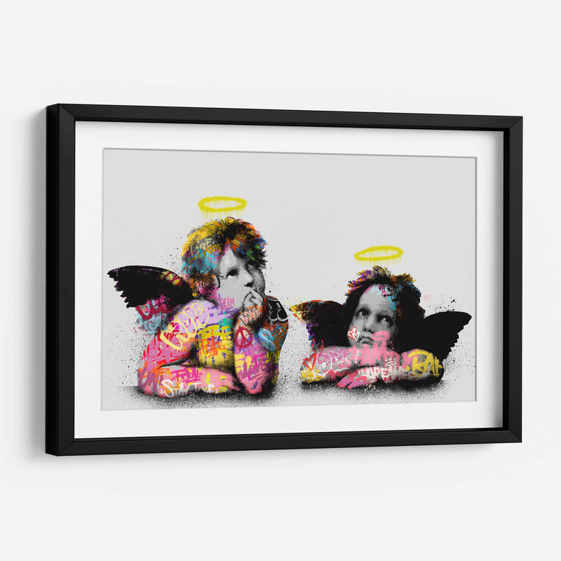 Ángeles de Rafael Graffiti - David Aste | Cuadro decorativo de Canvas Lab