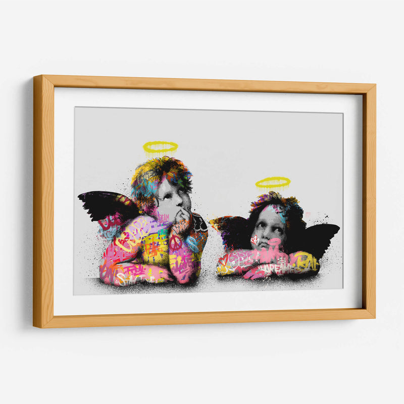 Ángeles de Rafael Graffiti - David Aste | Cuadro decorativo de Canvas Lab