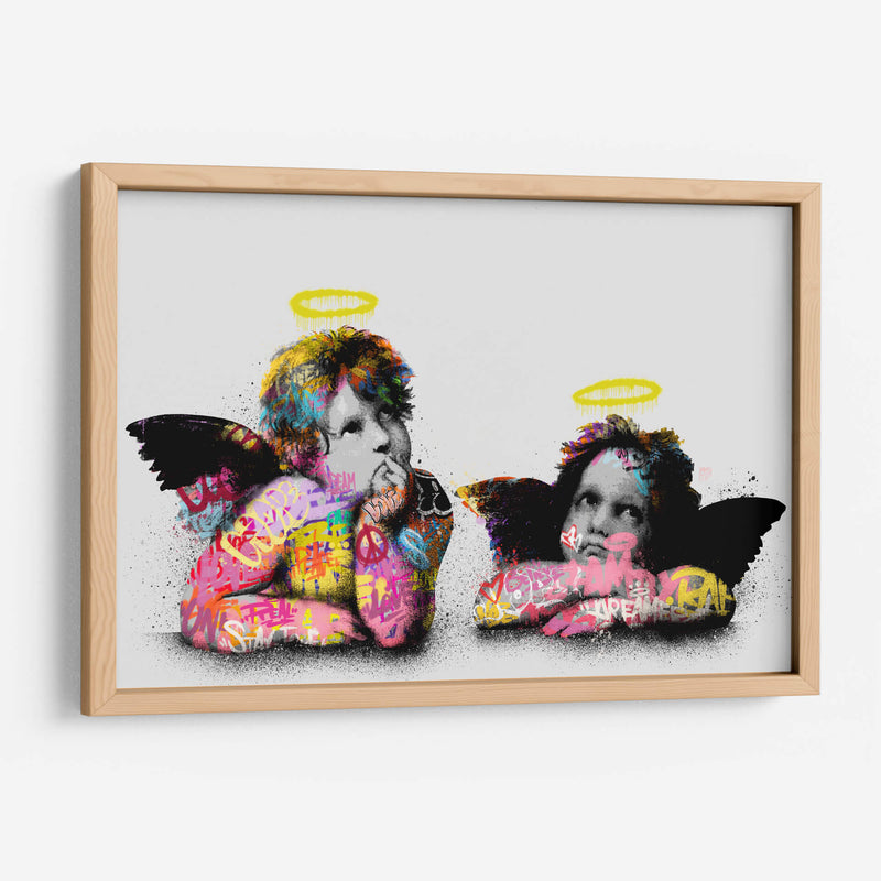 Ángeles de Rafael Graffiti - David Aste | Cuadro decorativo de Canvas Lab