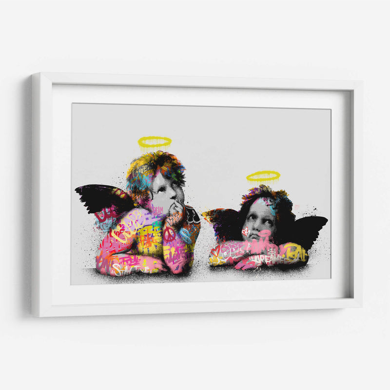Ángeles de Rafael Graffiti - David Aste | Cuadro decorativo de Canvas Lab