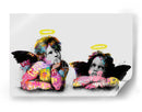 Ángeles de Rafael Graffiti - David Aste | Cuadro decorativo de Canvas Lab