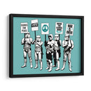Trooper Strike Aqua - David Aste | Cuadro decorativo de Canvas Lab