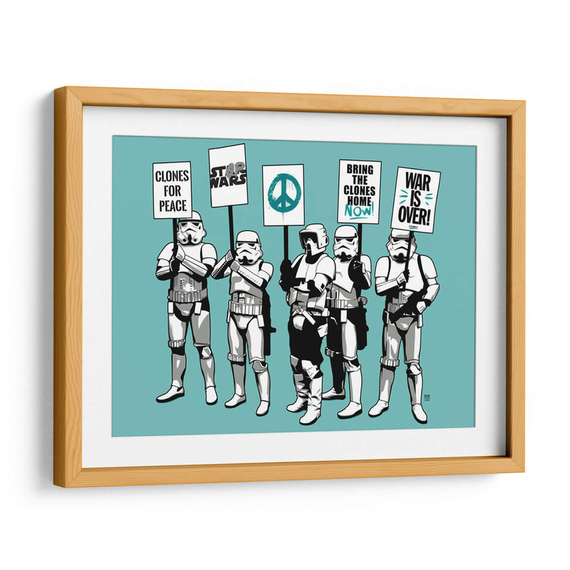Trooper Strike Aqua - David Aste | Cuadro decorativo de Canvas Lab