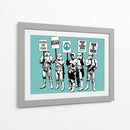 Trooper Strike Aqua - David Aste | Cuadro decorativo de Canvas Lab