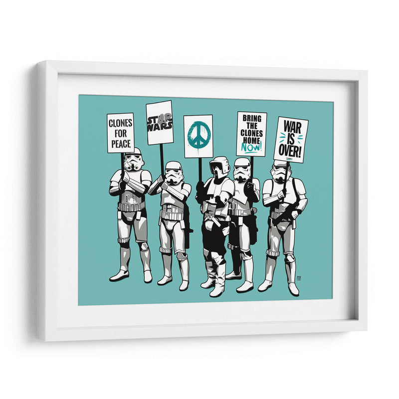 Trooper Strike Aqua - David Aste | Cuadro decorativo de Canvas Lab