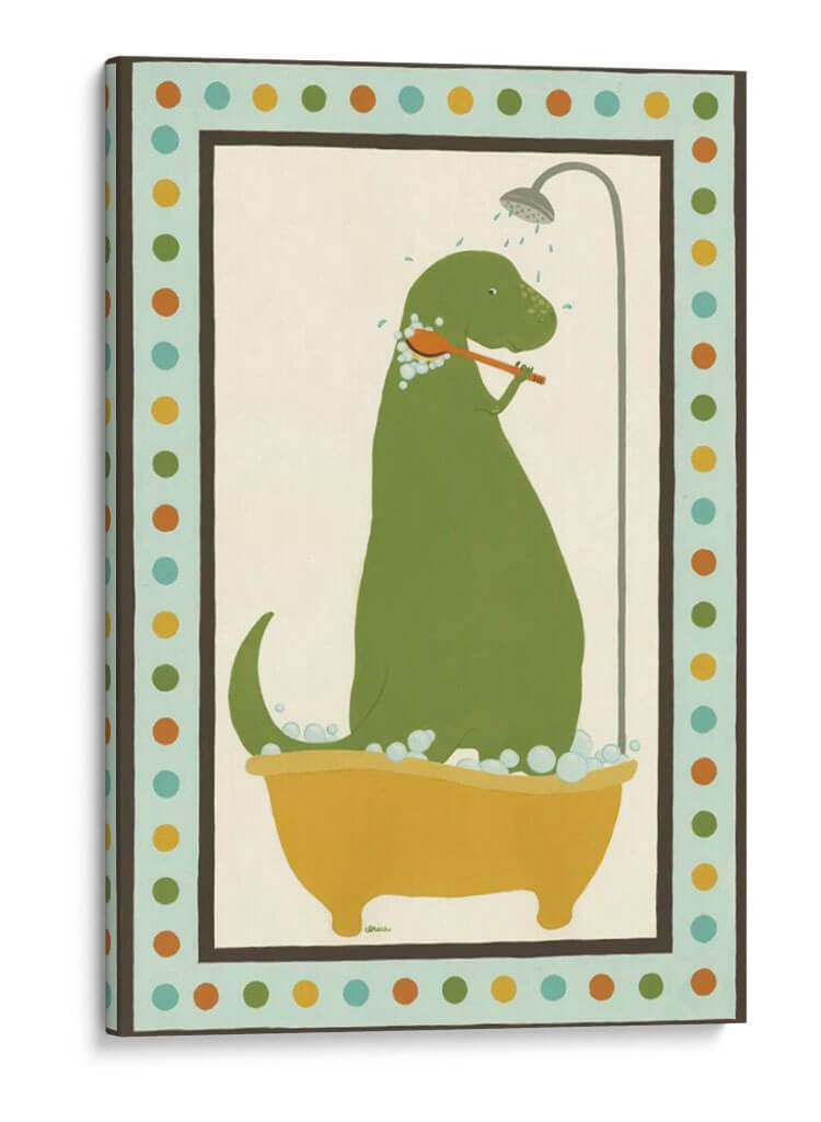 Rub-A-Dub Dino Ii - June Erica Vess | Cuadro decorativo de Canvas Lab