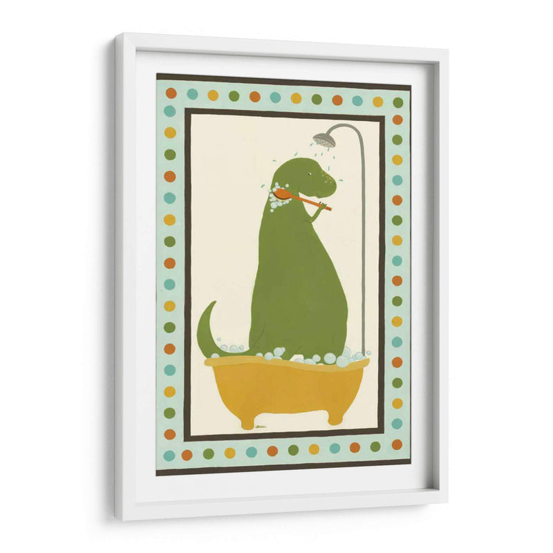 Rub-A-Dub Dino Ii - June Erica Vess | Cuadro decorativo de Canvas Lab