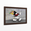 2D Cartoon Flower Thrower - David Aste | Cuadro decorativo de Canvas Lab