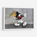 2D Cartoon Flower Thrower - David Aste | Cuadro decorativo de Canvas Lab