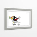 2D Cartoon Flower Thrower Min - David Aste | Cuadro decorativo de Canvas Lab