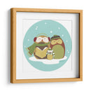 Felices Owlidays Ii - June Erica Vess | Cuadro decorativo de Canvas Lab