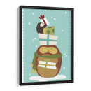 Felices Owlidays Iv - June Erica Vess | Cuadro decorativo de Canvas Lab