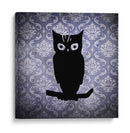 Búho Y Damasco - Vision Studio | Cuadro decorativo de Canvas Lab