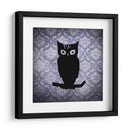 Búho Y Damasco - Vision Studio | Cuadro decorativo de Canvas Lab