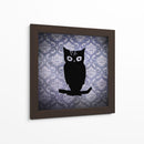 Búho Y Damasco - Vision Studio | Cuadro decorativo de Canvas Lab