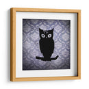 Búho Y Damasco - Vision Studio | Cuadro decorativo de Canvas Lab