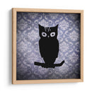 Búho Y Damasco - Vision Studio | Cuadro decorativo de Canvas Lab
