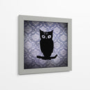 Búho Y Damasco - Vision Studio | Cuadro decorativo de Canvas Lab