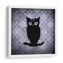 Búho Y Damasco - Vision Studio | Cuadro decorativo de Canvas Lab
