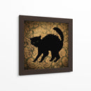 Gato Y Damasco - Vision Studio | Cuadro decorativo de Canvas Lab
