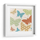 Patrones De Mariposa I - June Erica Vess | Cuadro decorativo de Canvas Lab