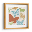 Patrones De Mariposa Ii - June Erica Vess | Cuadro decorativo de Canvas Lab